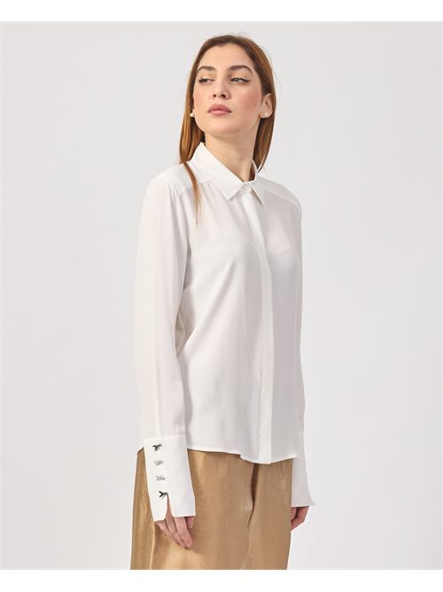 Chemise Essential Patrizia Pepe avec braguette à revers haut PATRIZIA PEPE | 8C0761-A8I1W146